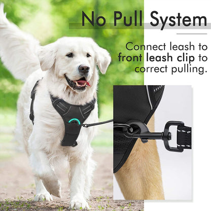 NEW Rabbitgoo Front Range Dog Harness No-Pull Adjustable Outdoor Pet LARGE Size